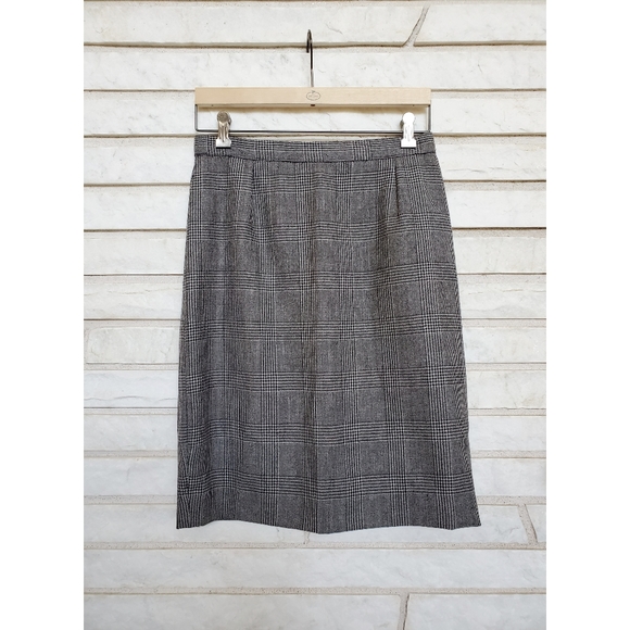 Vintage Vantentino Miss V Glen Check Skirt